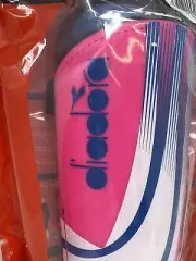 Diadora Adult Medium Pink Shinguards Soccer PT Squad US