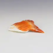 NATIVE AMERICAN ZUNI SPINY OYSTER EAGLE FETISH BY LELAND BOONE & DAPHNE QUAM