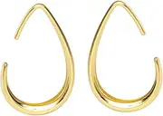 Yardenfun Elegant Simple Earring for Women Silver Ear Pendant Minimalist Fashion Ear Accessory