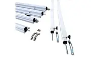Premium Caravan Anti Flap Kit - Long White with 2 Rafters Caravan RV Trailer AFK