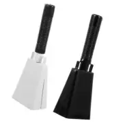 2 Pcs Sound Generator Bull Bell Cheering Cowbell Noise Maker with Handle