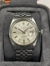 在飛比找Yahoo!奇摩拍賣優惠-現貨可自取古董錶 ROLEX 勞力士1601白K/鋼(錶面原