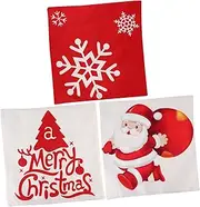KOMBIUDA Pillowcase Set for Christmas Creative Pillow Covers Soft Pillow Protector for Home Decor