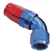 Aeroflow 150 Series Taper One-Piece Full Flow Swivel 60° Hose End -4AN, AF198-04