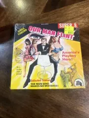 20th Century Fox #F39: 1965 Our Man Flint Super 8 Film New Sealed Vintage
