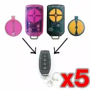 5 x ATA PTX5 TrioCode Garage Door Remote Replacement GDO 6v3/6v4/7v2/7v3/8v3/9v2