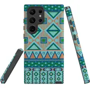 For Samsung Galaxy S23 Ultra Case Shielding Cover, Bohemian Pattern