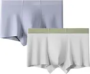 [Maiyifu-GJ] 2 Pack Men's Boxer Briefs Underwear Soft Breathable Stretch Underpants for Men Comfortable Moisture-Wicking Trunks, Color32, 3X-Large, Color32, 3X-Large