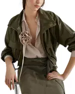 Marella Loretta Faux Leather Jacket