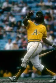 Manny Sanguillen Oakland Athletics bats v the Baltimore Orioles at- Old Photo 1