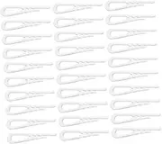Ciieeo Garment Clips 200 Pack Plastic Shirt Clamps Clothes Fixing Clips for Secure Hangers