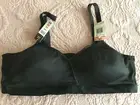 Playtex Women's Style 4958 Black Bra Size 3XL Fit for 44DD, 46C, 46D, and 46DD