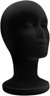 VICASKY Foam Mannequin Head Display Rack Durable Hat Stand for Wigs Caps and Home Decor for Retail Shops Supermarkets and Drying of Wigs Attractive Design for Marketing