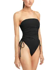 Robin Piccone Aubrey Strapless One Piece Swimsuit 12