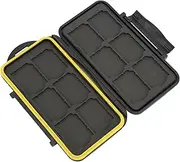 12 Slots Memory Card Case,Memory Card Case Holder Box Container for SD Camera Memory Card,Card Organizer,Wear Resistant Waterproof Dustproof