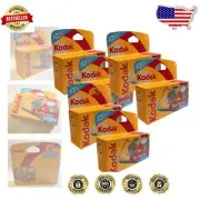 Kodak Fun Saver Camera Bundle - 6 Single Use Cameras for Vibrant Photos