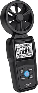 Digital Anemometer, Handheld Wind Speed Meter for Measuring Wind Speed Temperature and Max/MIN, Backlight, Mini Anemometer for Windsurfing Sailing Fishing Outdoor Activitie