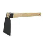 Small Eight Hoe With Short Wooden Handle, Hand Hoe Garden Tool, for W2Z2
