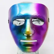 Halloween Costume Mask Metallic Multi-Color Costume Face Party Monster Machine