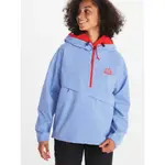 MARMOT 96 ACTIVE ANORAK 女款半門襟防風連帽外套 GETAWAY BLUE/VICTORY RED