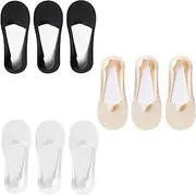 [MIASIFAN] Women Girls No Show Socks Low Cut Liner Non Slip Invisible Hidden Sock Cool Comfort Breathable