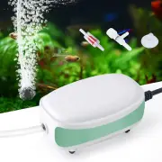 Aquarium Air Pump, Fish Tank Oxygen Pump with Accessories, Quiet Whisper Aerator