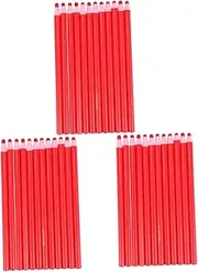 NUOBESTY 3 Boxes Red Wax Pencil Grease Pencil Peel-off China Marker Peel-off Multi-purpose Marker Pen for Home Use