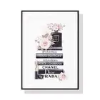 NNEDSZ Wall Art 60cmx90cm Fashion Book Black Frame Canvas