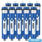 10 Pack 150 GPD RO Membrane Home Under Sink Reverse Osmosis System Water Filter