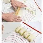 Big Silicone Rolling Cake Dough Mat Pastry Clay Fondant Baking Sheet 60x40
