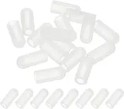 uxcell 3x10mm (IDxL) Rubber End Caps, 16 PCS Rubber Caps High Temp Tips Screw Silicone Flexible Thread Protector for Pipes Screw Blots Tube Fishing Jigs