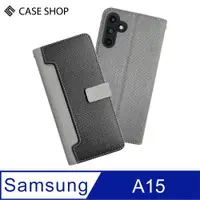 在飛比找PChome24h購物優惠-CASE SHOP Samsung A15 前收納側掀皮套-