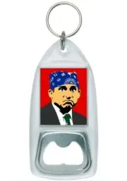 The Office Prison Mike Michael Scott Bottle Opener Clear keyring