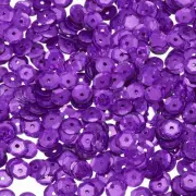 Loose Sequins 2800Pcs Cup Embroidery Sequins for Crafts Sewing,Laser Purple