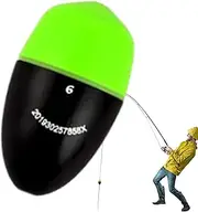 Fishing Floats, Lighted Bobbers for Night Fishing, Slip Bobber, Long-Distance Casting Electronic LED Night Bobbers, Fishiing Gear Lighted Float for Saltwater Freshwater Walleye Catfish