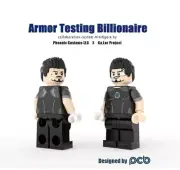 Phoenix Custom Armor Testing Billionaire Minifigure Tony Stark