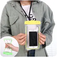 在飛比找蝦皮購物優惠-夜光手機防水袋潛水温泉華為三星小米蘋果 HTC 6plus 