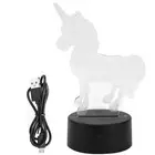 3D Night Lamp Light Touch Switch USB Battery Visual Lighting Decor Gift Part