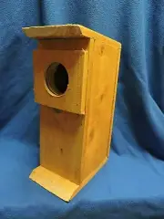 Outdoor Owl House Nest Wooden Cedar Box