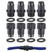 Expandable Garden Hose Repair Kit Plastic Flex Hose Repair Kit Male and Femal...