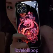 Cool Dragon LED Shine Light up Phone Case Cover for Samsung S25 S24 Ultra Note20