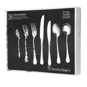 Stanley Rogers 56 Piece Stainless Steel Manchester 56pc Cutlery Set
