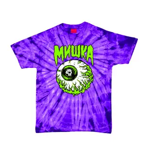 MISHKA - Lamour KW 殭屍眼球渲染Tee-蛋堡 頑童MJ116  熱狗 嘻哈 單速車 滑板