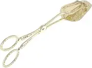 UTHCLO 1Pc Multipurpose Food Clip Classic Textured Baking Tong Non Slip Household Tool for Bread Pastries and More for Family Gatherings and Daily Use
