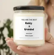 Best Nanny Grandad Gift Personalized Candle Gift Anniversary Gift Idea Gift