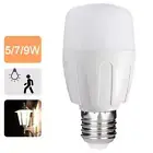 E27 Sound Radar Motion Light Sensor LED Night Lights Bulb 5W 7W Prof U6W3 E C3P2