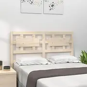 Bed Headboard, Headboard for Bed Bed Centre Bedroom Decor Furniture Bed Headboard 185.5x4x100 cm Solid Wood Pine