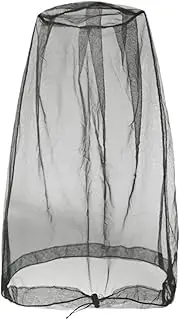 Generic Ventilated Mesh Head Net Ideal for Beekeeping Face Neck Shielding Gear for Gardening, Black
