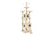 Pawz Cat Tree Scratching Post 210CM Cream