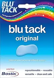 24 x Bostik Blu-tack Original Mastic Putty Adhesive Non-Toxic Blue 60g Ref 801103